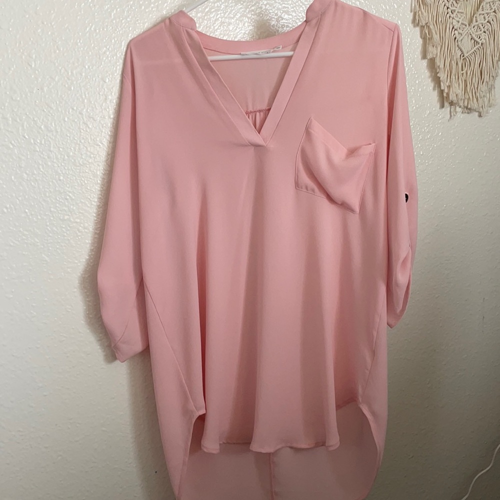 Lush pink blouse